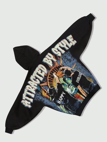 Men's Graphic Letter Hoodie