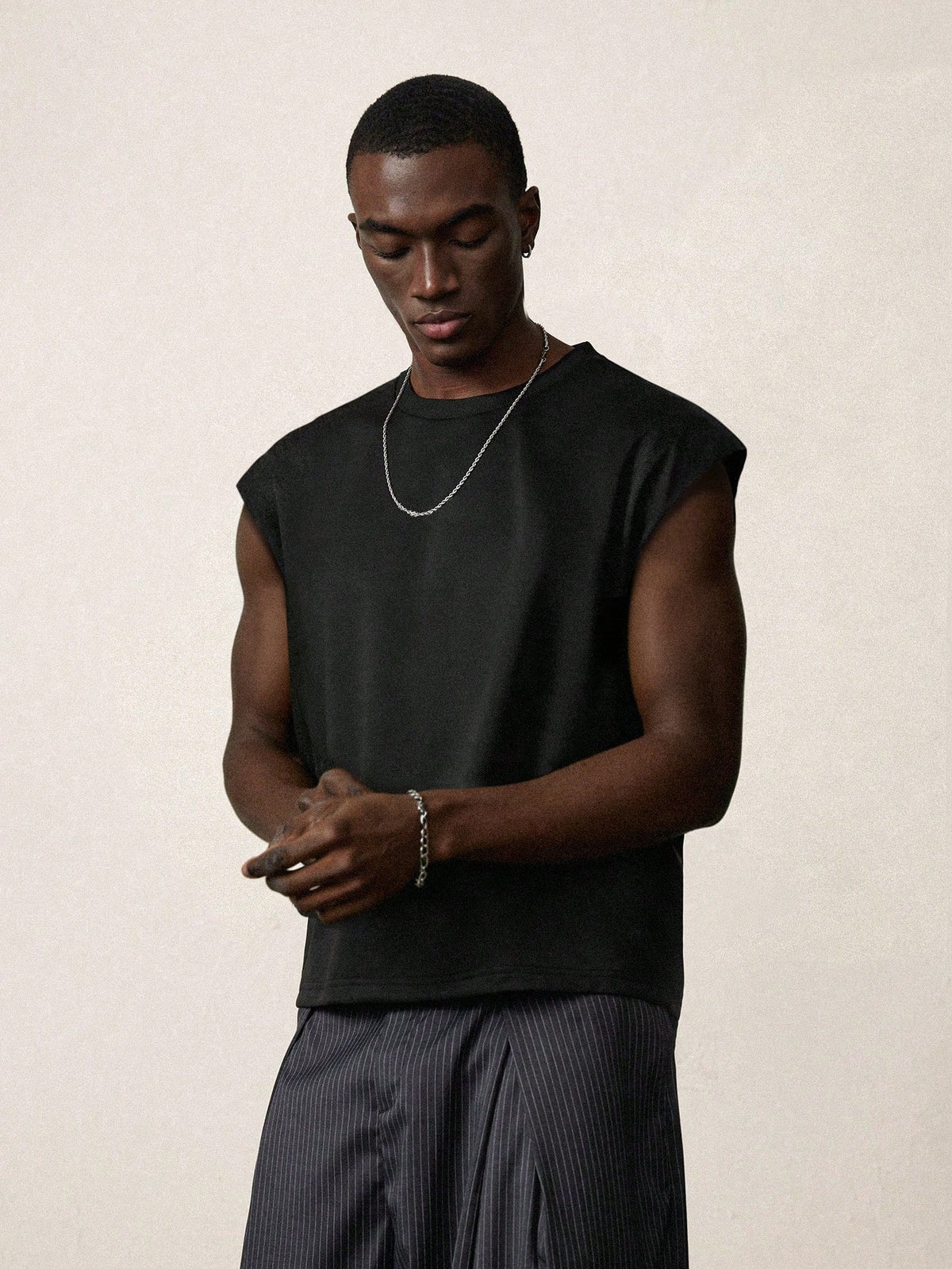 Men's Graphic Sleeveless T-Shirt
