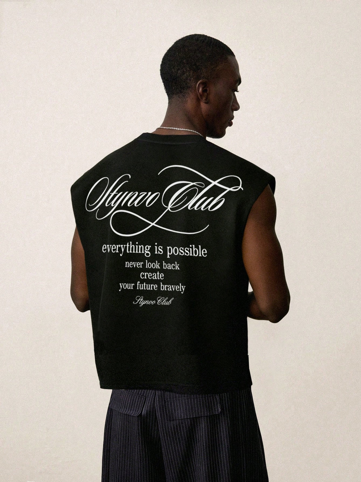 Men's Graphic Sleeveless T-Shirt