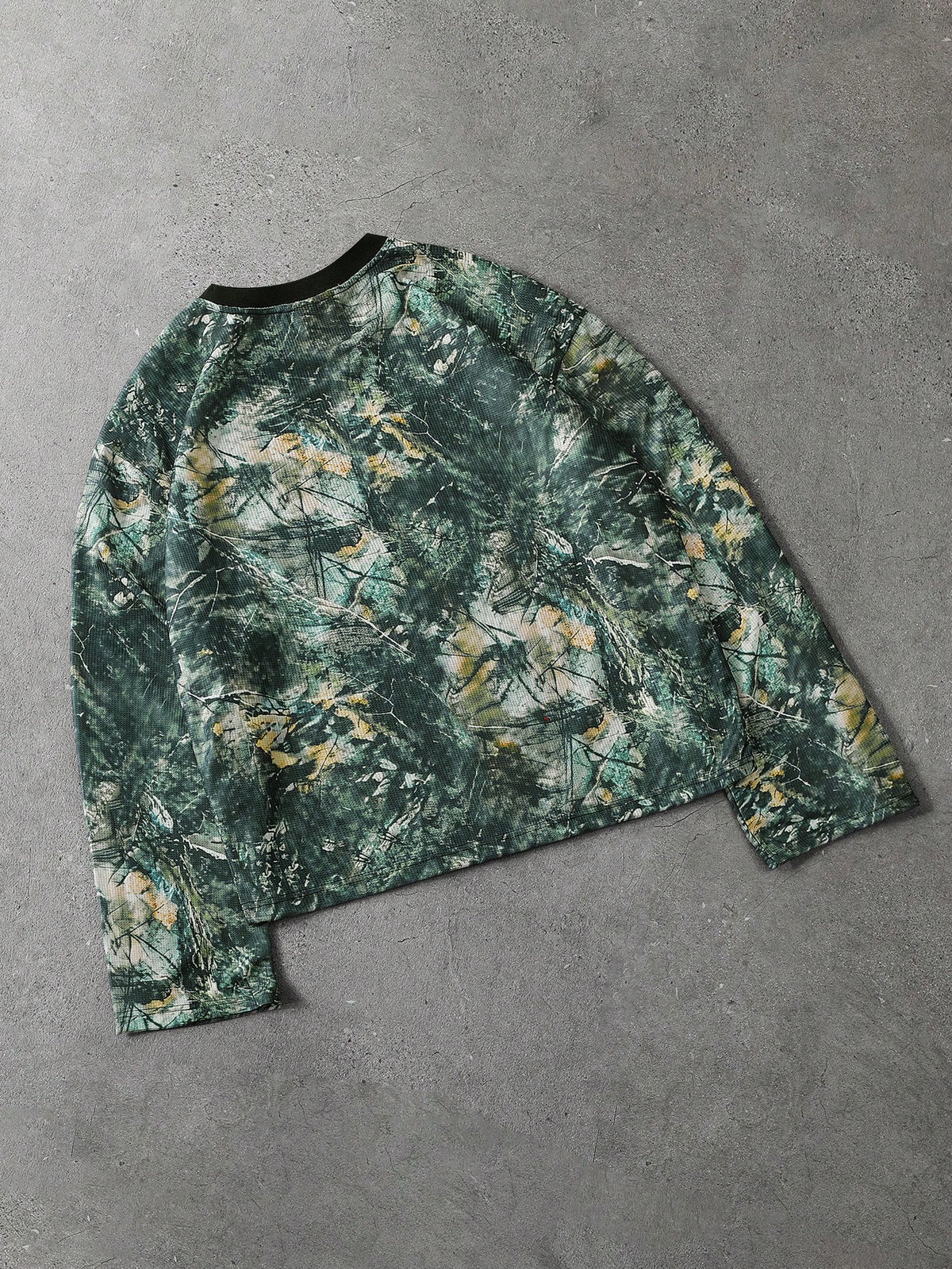 Men's Leopard Print Graphic Long Sleeve T-Shirt