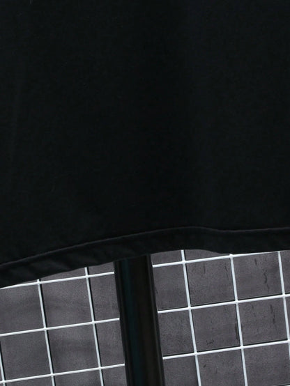 Men's Mona Lisa Retro Print Black T-Shirt