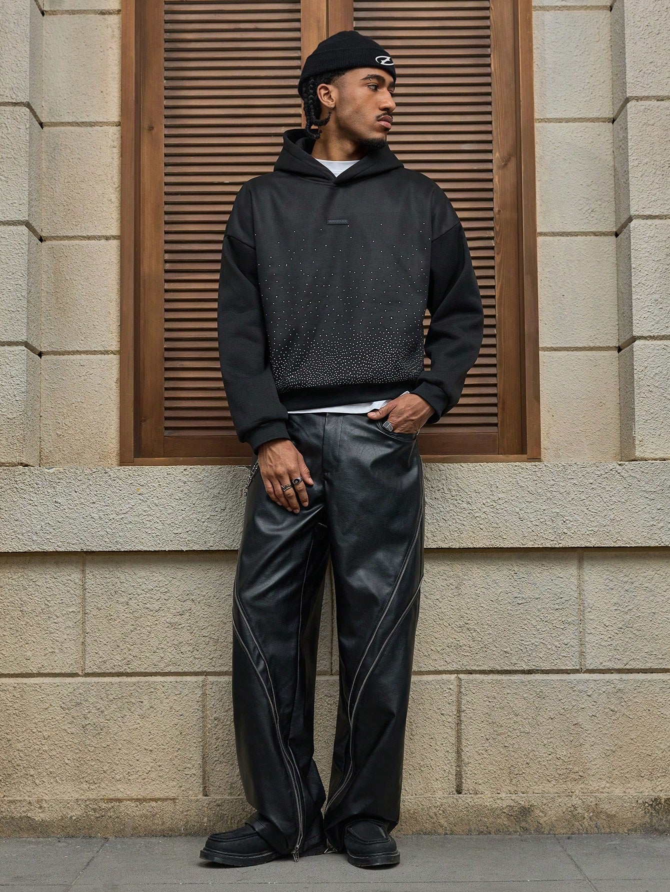 Men's Y2K Baggy Hoodie Sweatshirt
