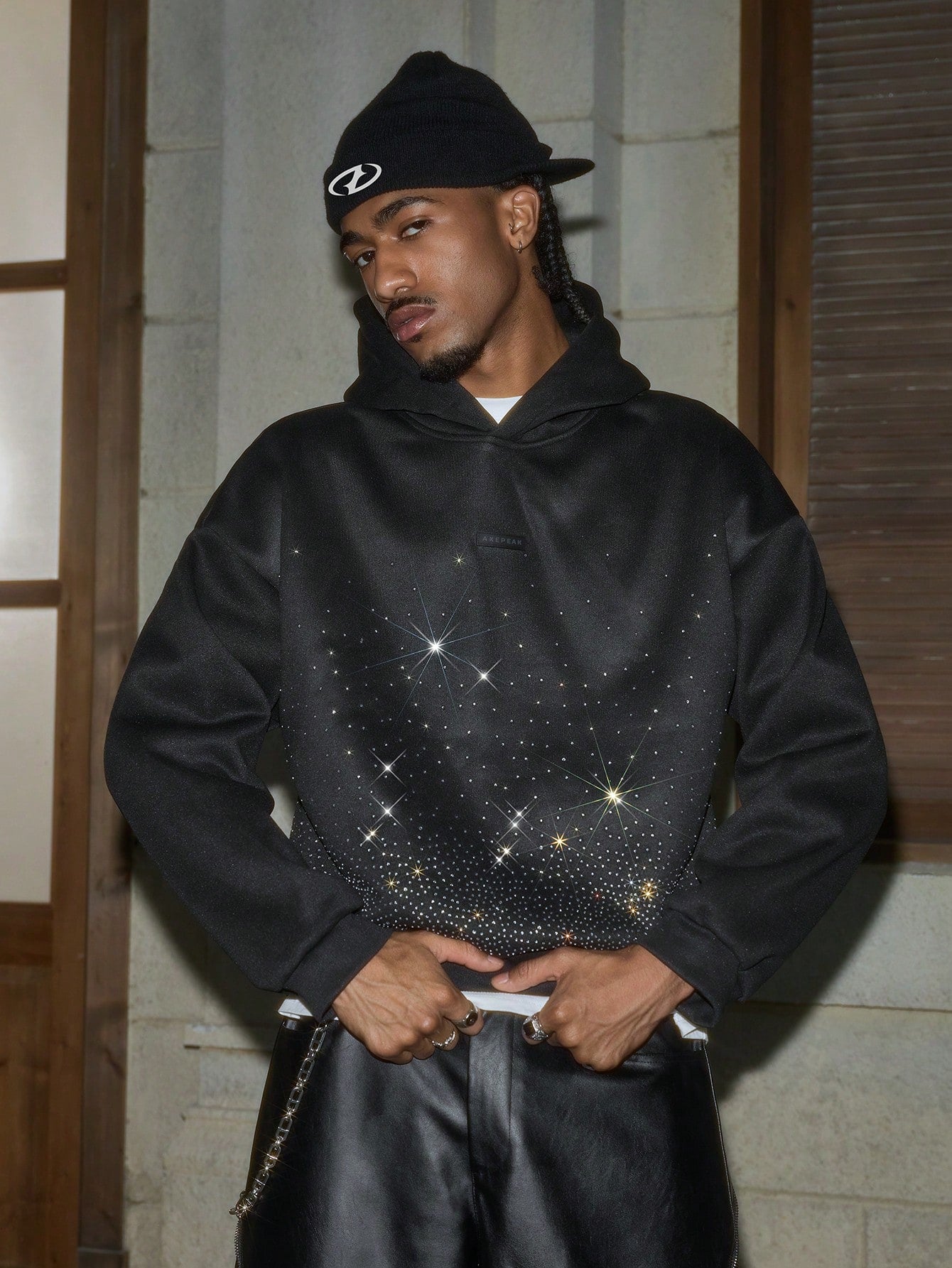 Men's Y2K Baggy Hoodie Sweatshirt