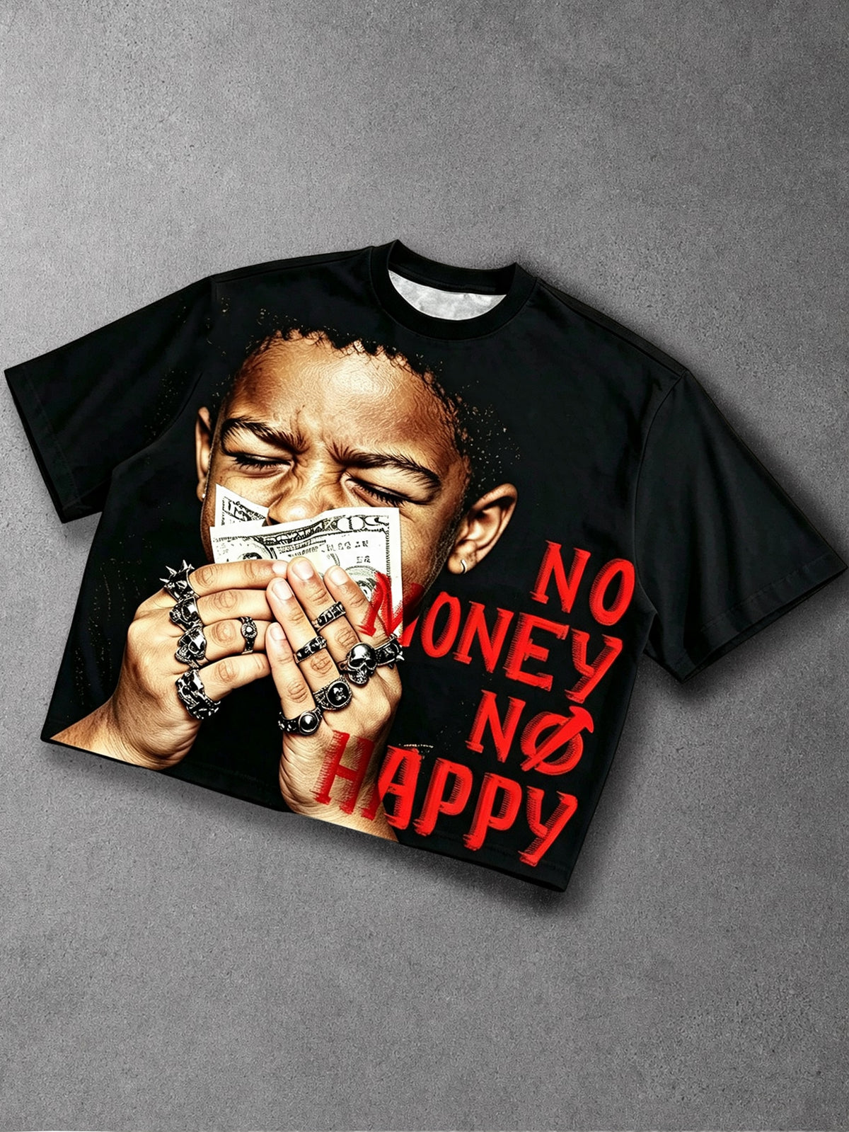 Men's Streetwear Casual Loose Fit T-Shirt