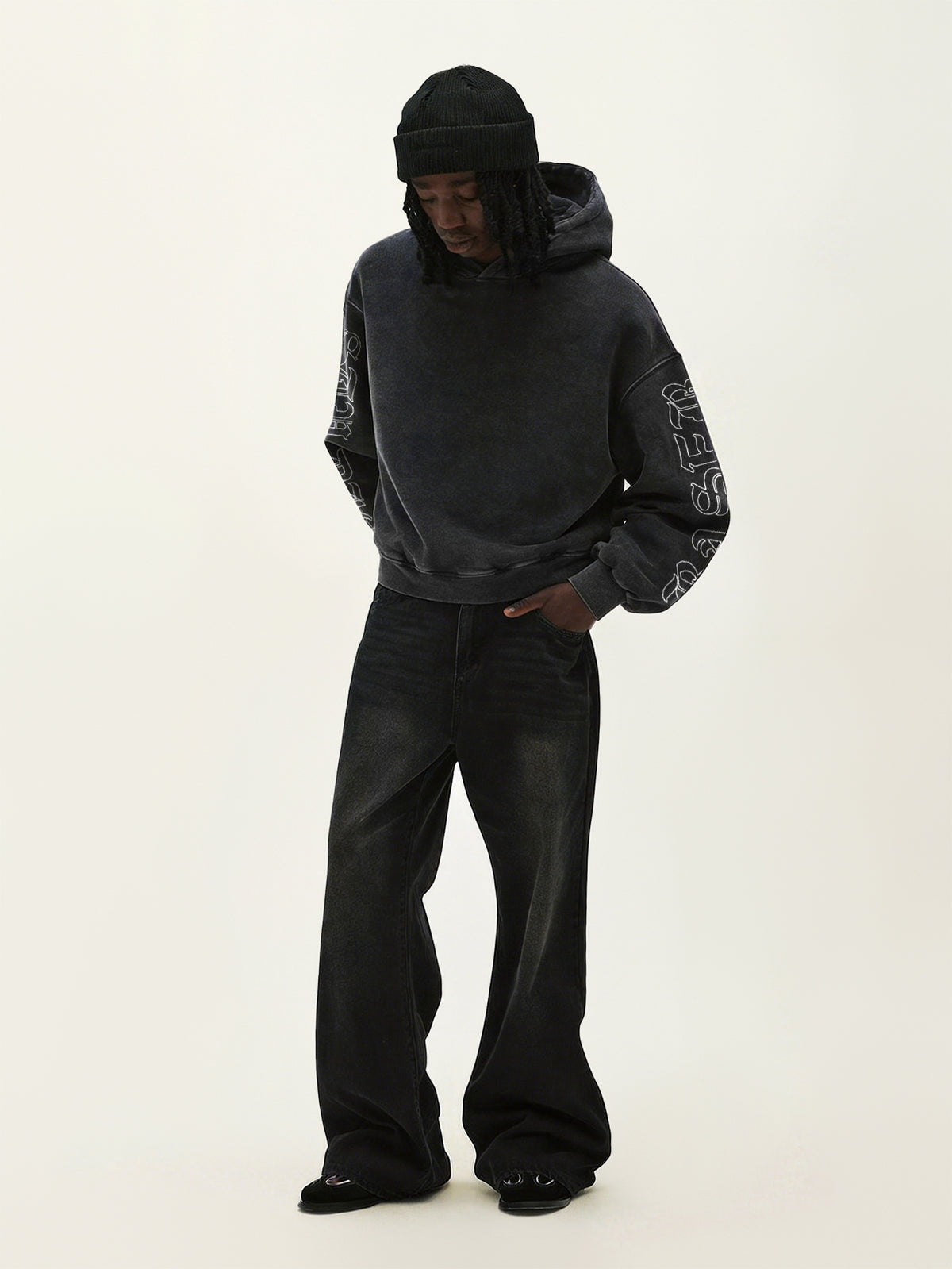 Men's Vintage Washed Oversized Hoodie