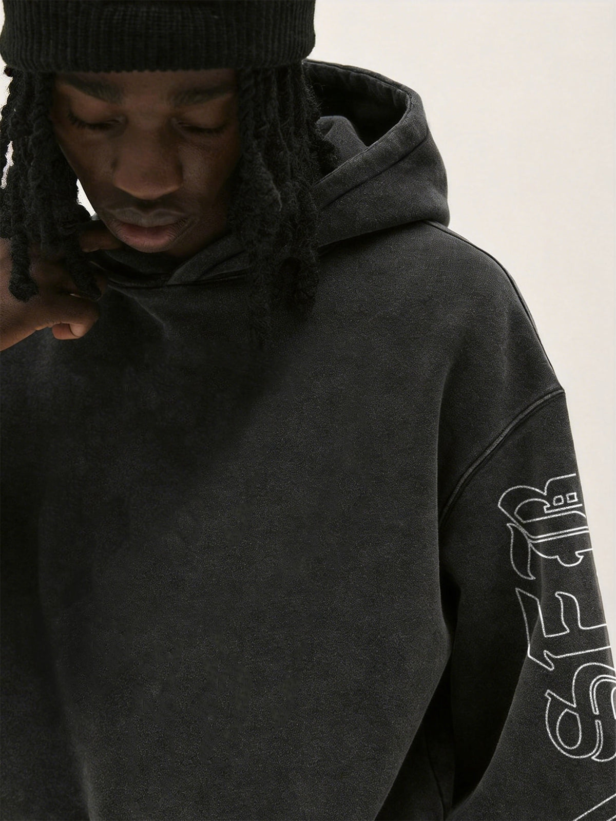 Men's Vintage Washed Oversized Hoodie