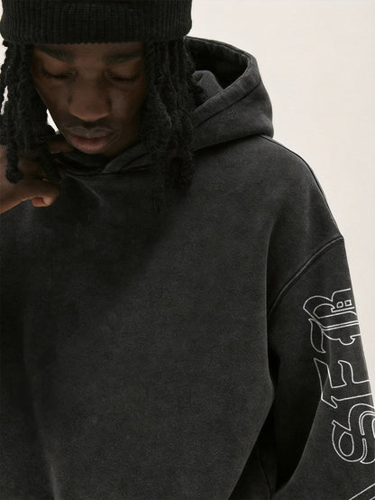 Men's Vintage Washed Oversized Hoodie