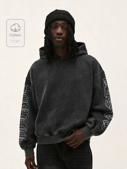 Men's Vintage Washed Oversized Hoodie