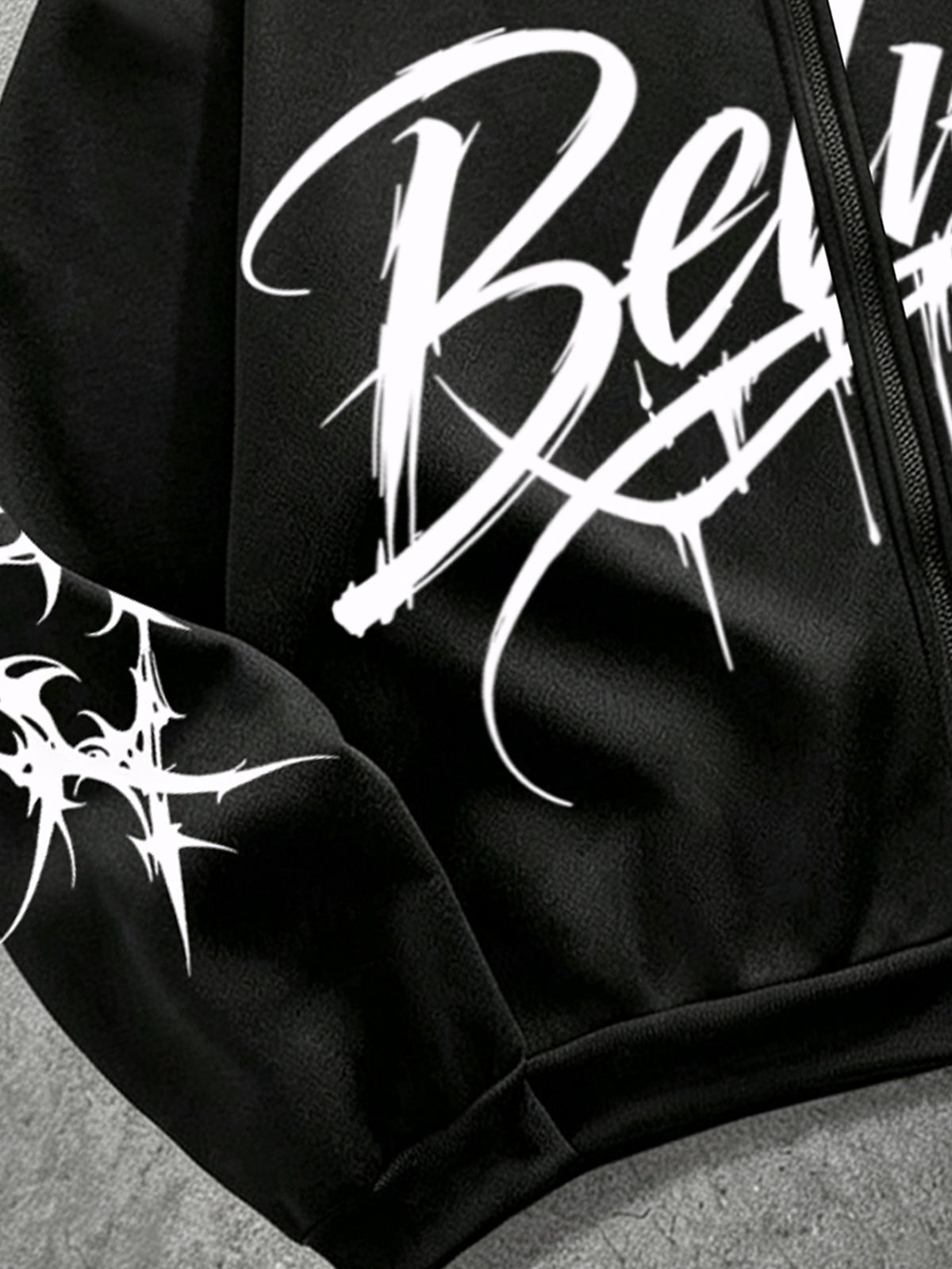 Men's Y2K Graphic Full-Zip Hoodie
