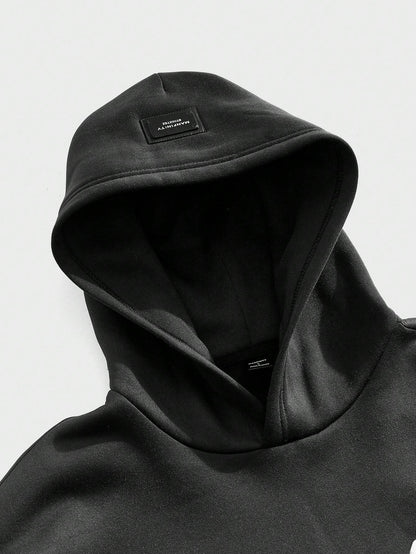 Men's Y2K Graphic Knit Loose Hoodie