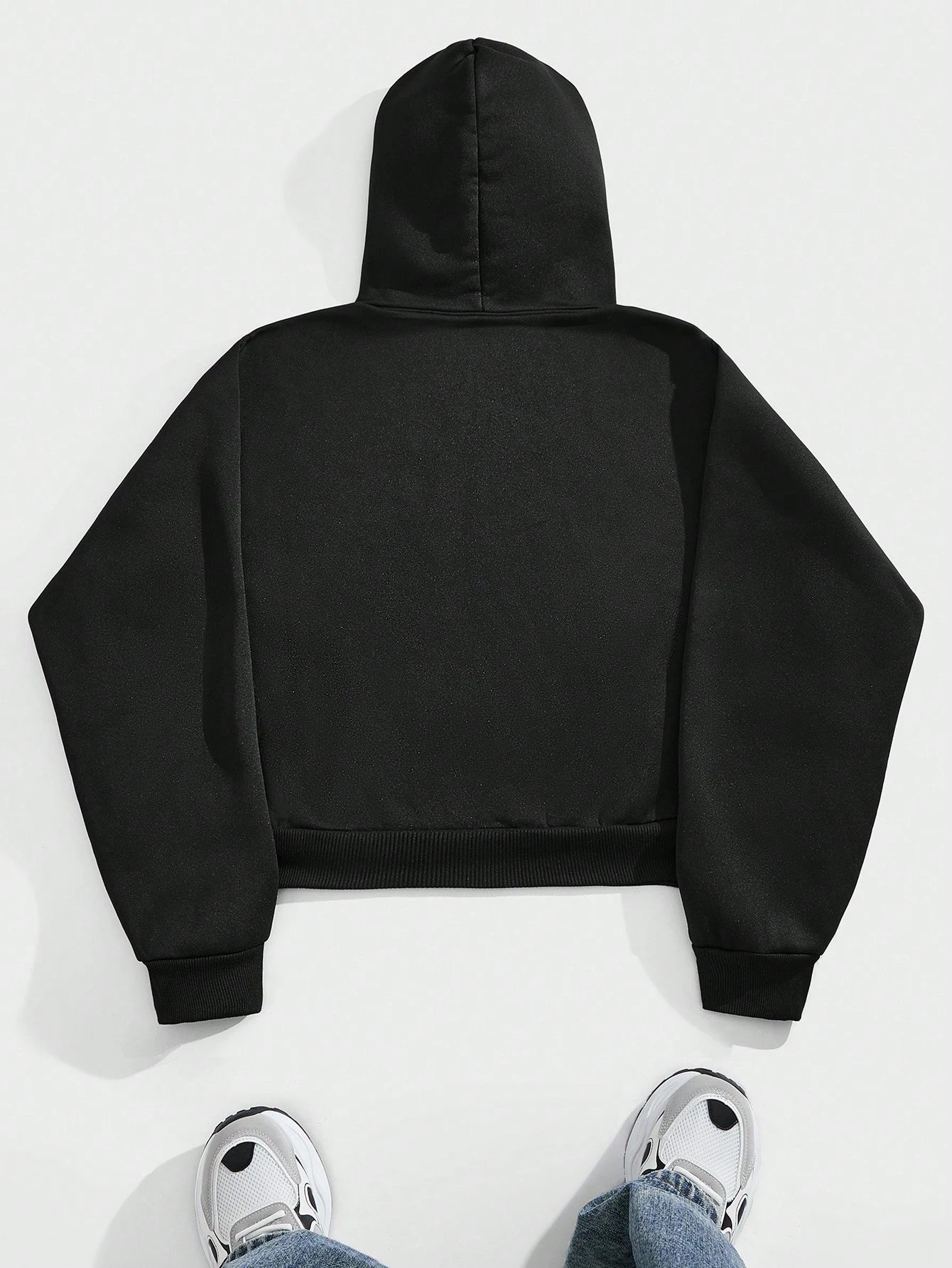 Men's Y2K Graphic Knit Loose Hoodie