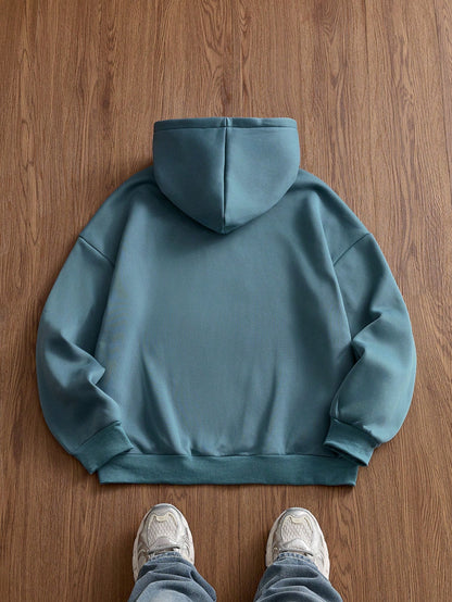 Men's Y2K Spiderweb Light Blue Hoodie