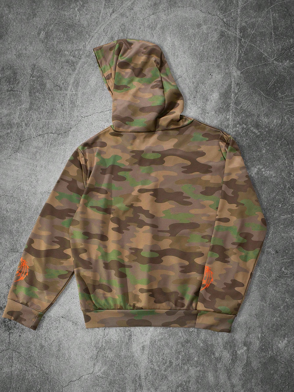 Mens Camo Fire Knight 'Wests...' Graphic Hoodie