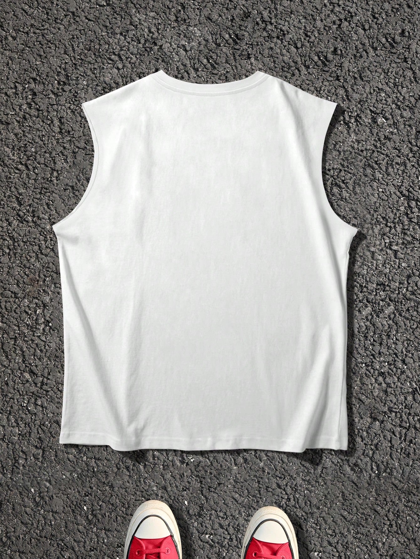 Mens Character & Slogan Sleeveless Tee