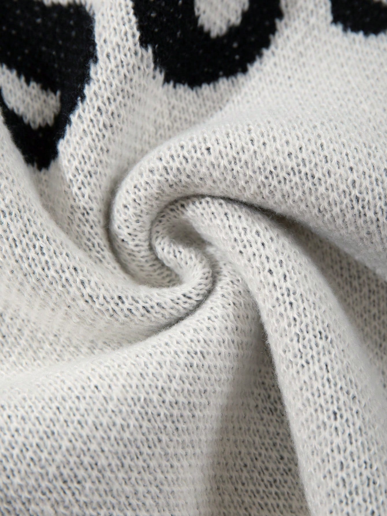 Men's Loose Solid Color Numeric & English Letter Pattern Pullover Sweater