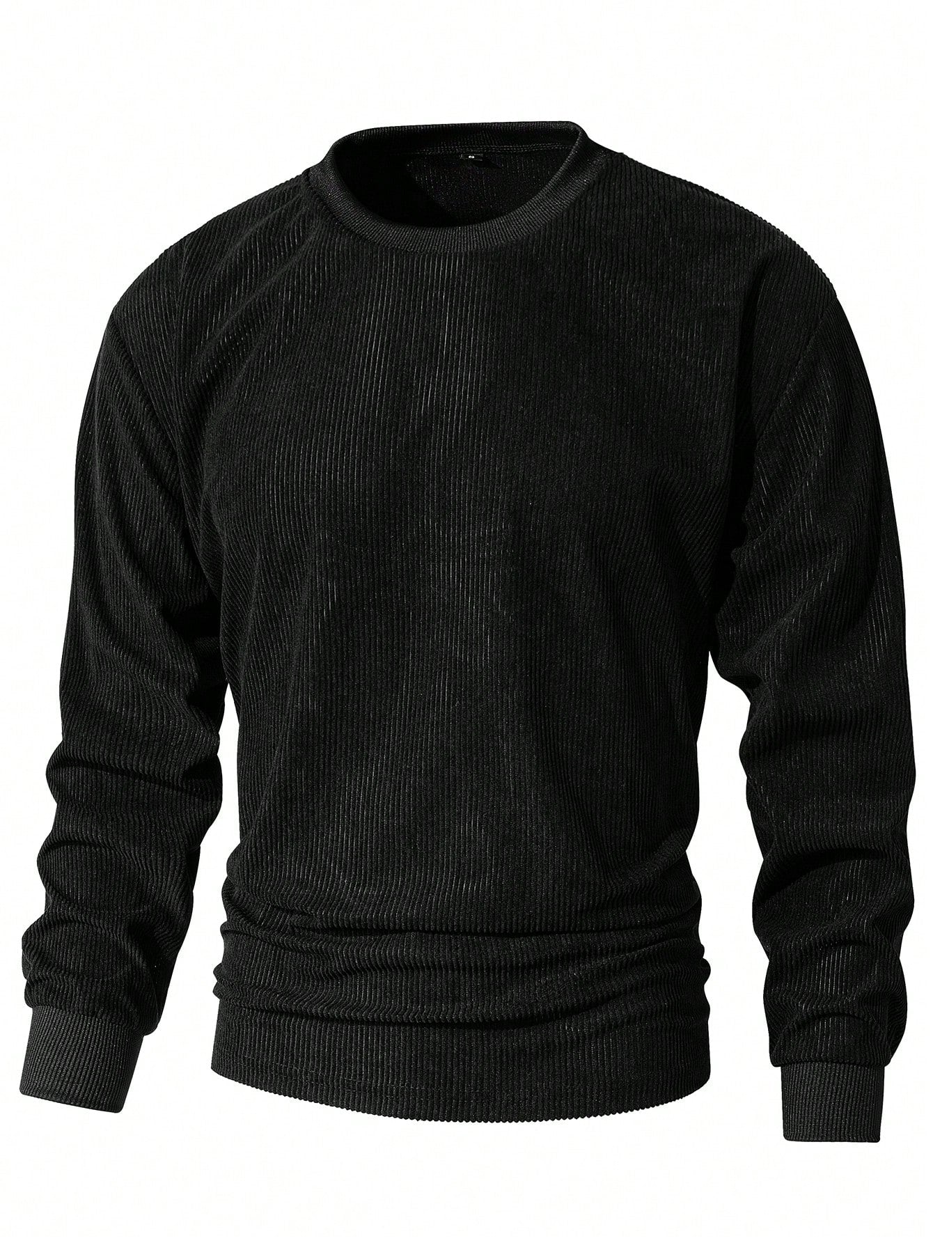 Men’s Casual Old Money Corduroy Sweatshirt