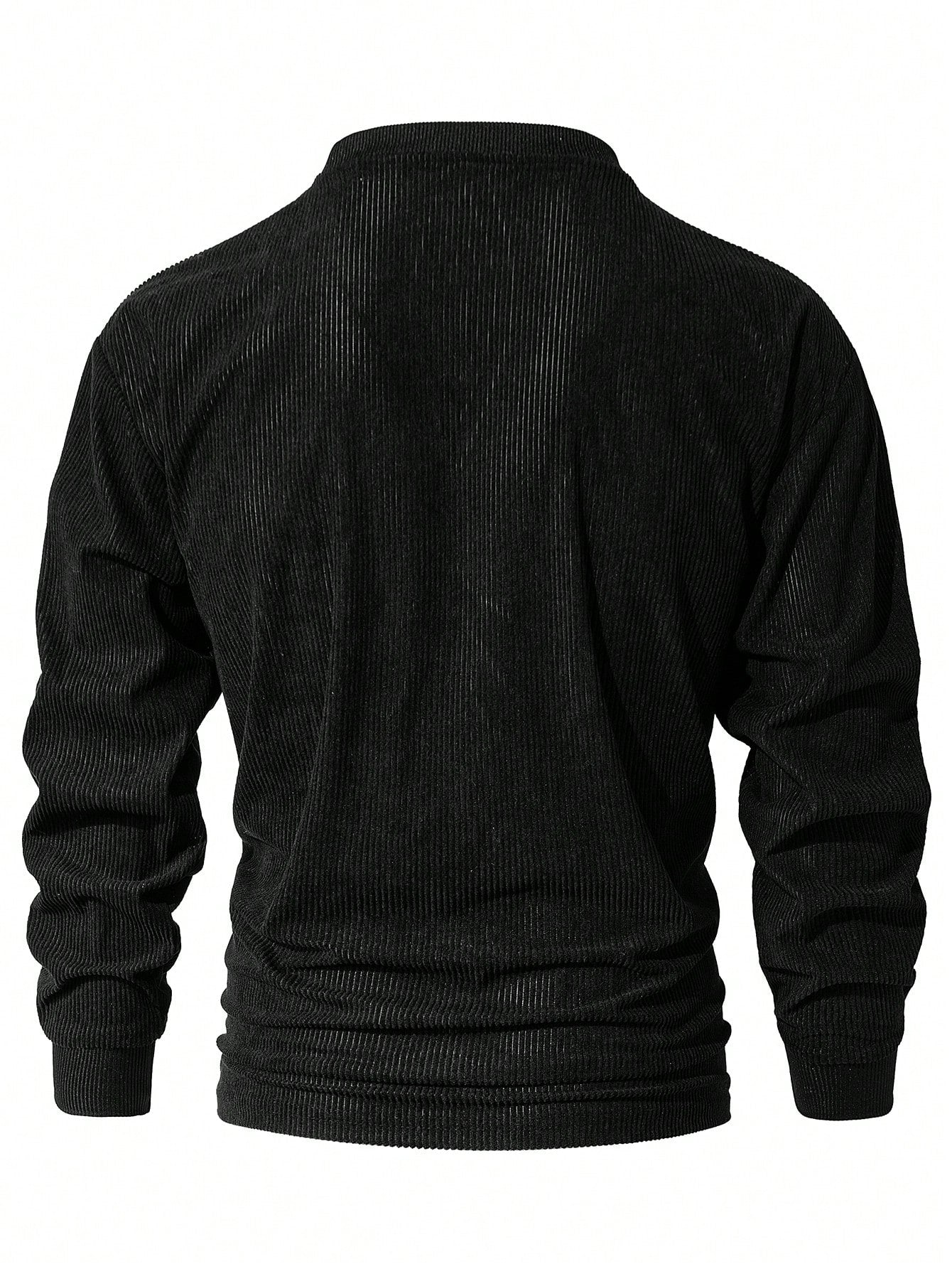 Men’s Casual Old Money Corduroy Sweatshirt