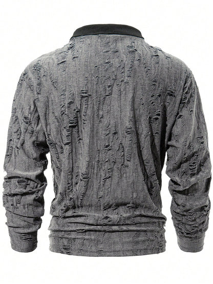 Men’s Old Money Casual Round Neck Sweatshirt