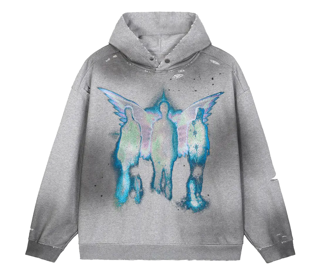 Messiah Faded Distress Hoodie