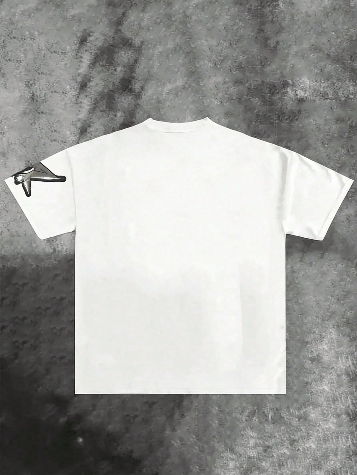 Metallic Face Star Graphic T-Shirt