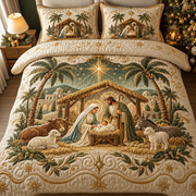 Nativity Scene Christmas Bedding Set