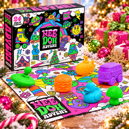 NeeDoh Advent Calendar Squishy Fidget Toy Set