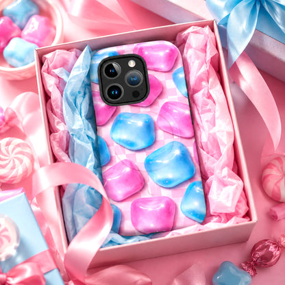 NeeDoh Pink Blue Nice Cube Checker Phone Case