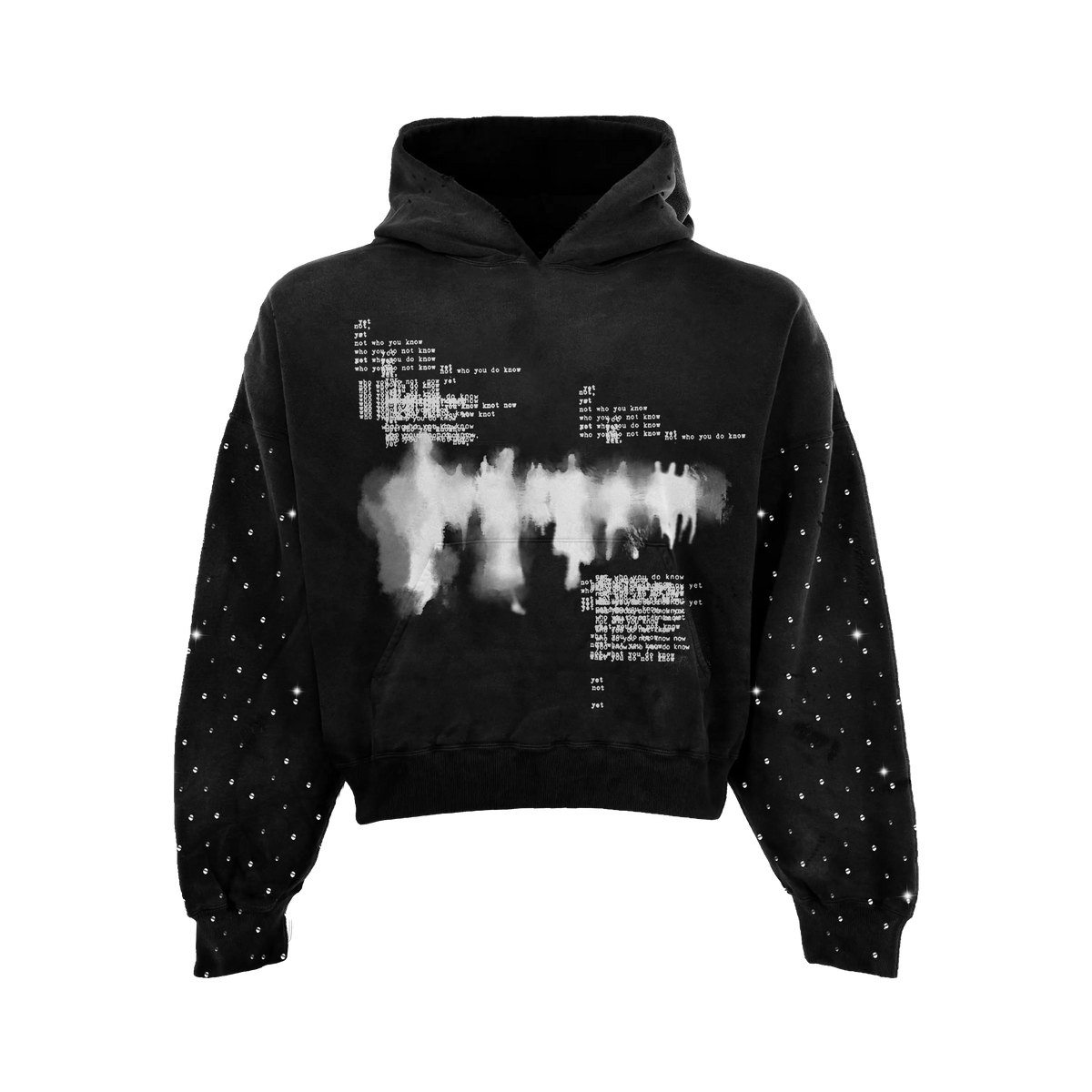 Not You Know Rhinestone Hoodie