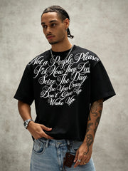 Not A People Pleaser Graphic Black T-Shirt