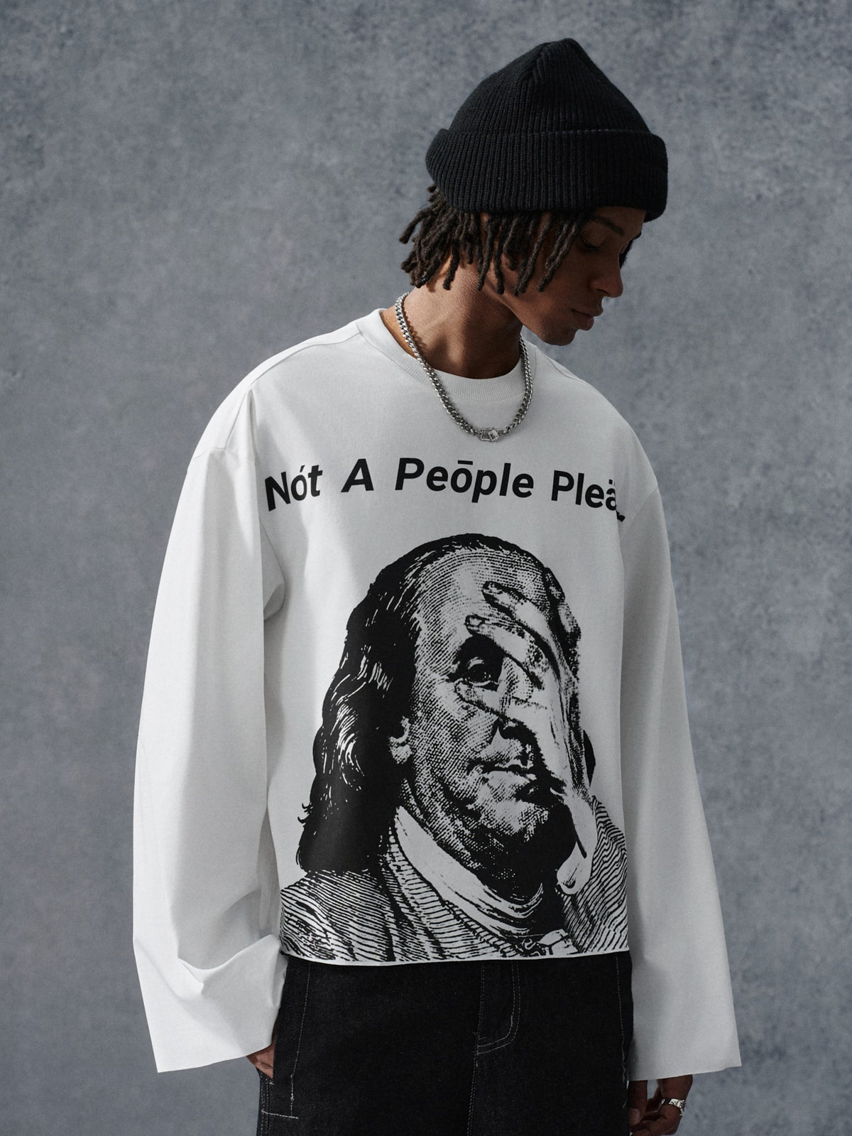 Not A People Pleaser Graphic Long Sleeve T-Shirt