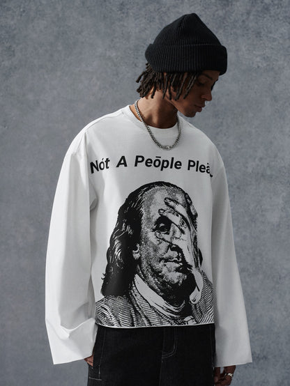 Not A People Pleaser Graphic Long Sleeve T-Shirt