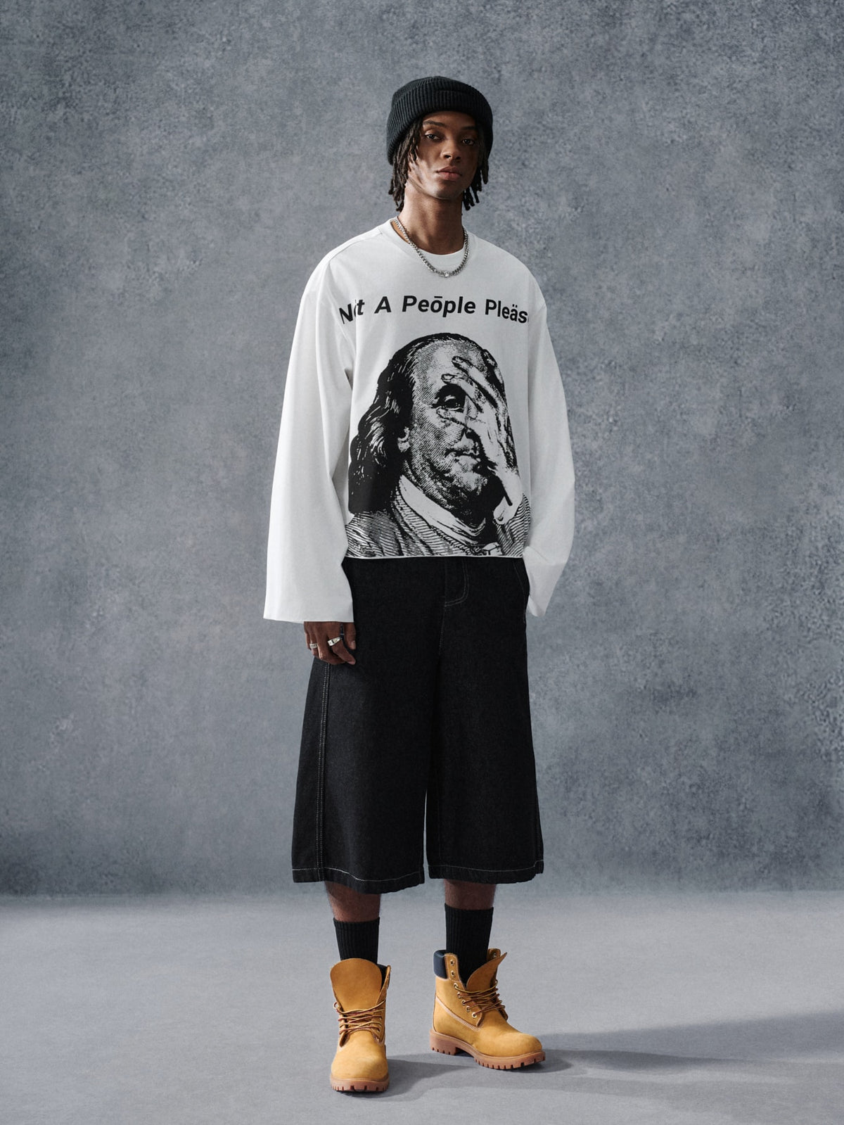 Not A People Pleaser Graphic Long Sleeve T-Shirt