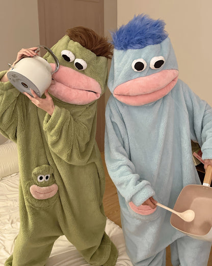 Big Mouth Monster Fleece Onesie Pajama