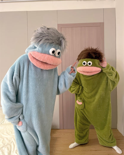Big Mouth Monster Fleece Onesie Pajama