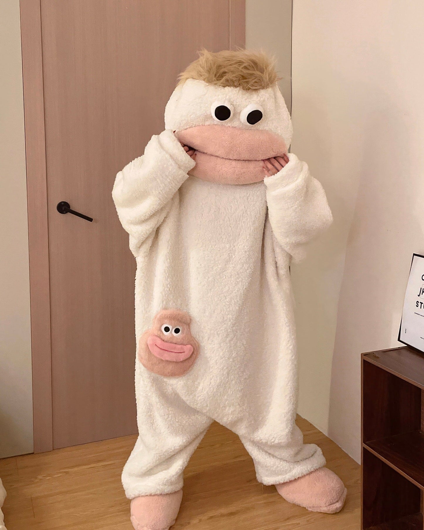 Big Mouth Monster Fleece Onesie Pajama