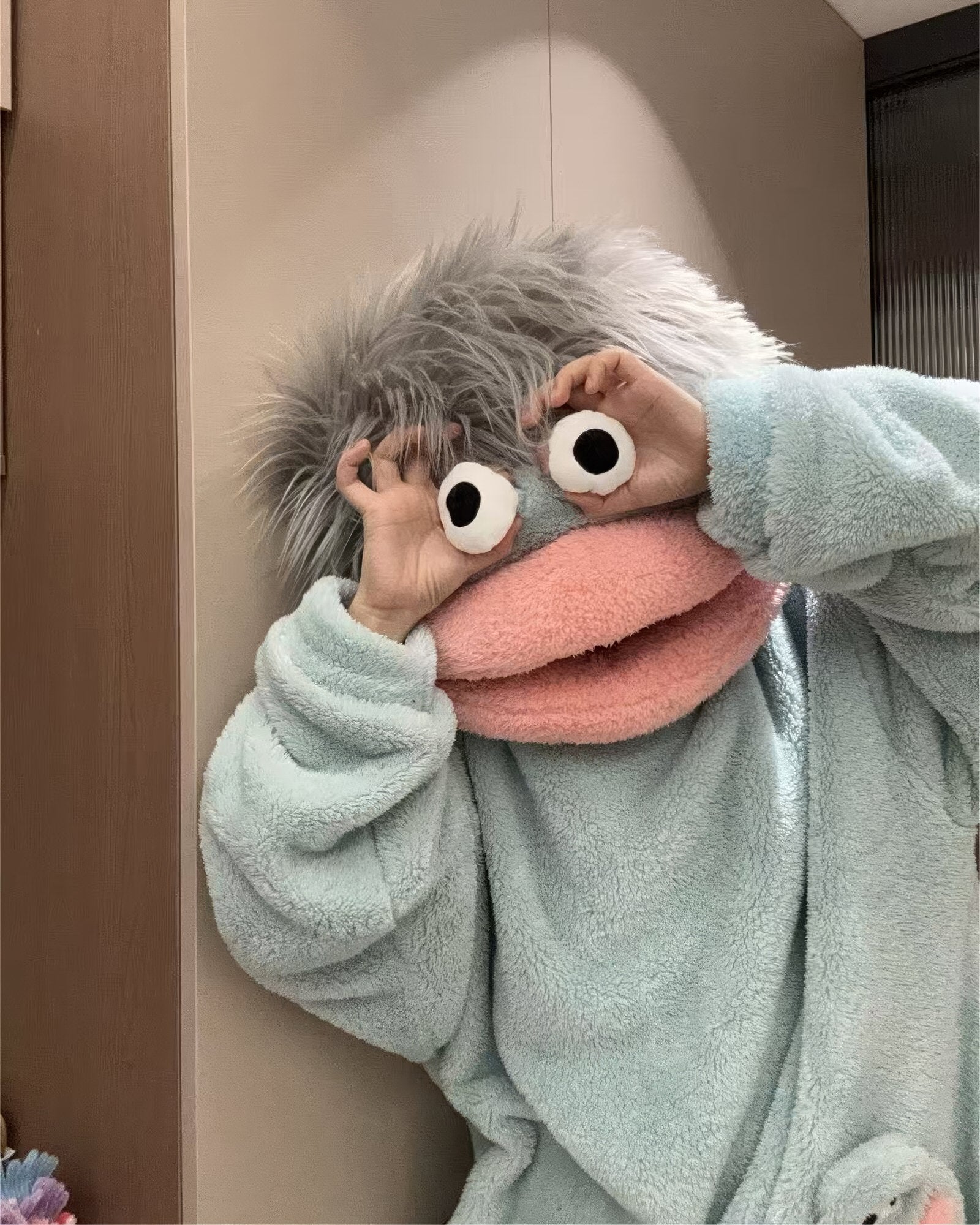 Big Mouth Monster Fleece Onesie Pajama