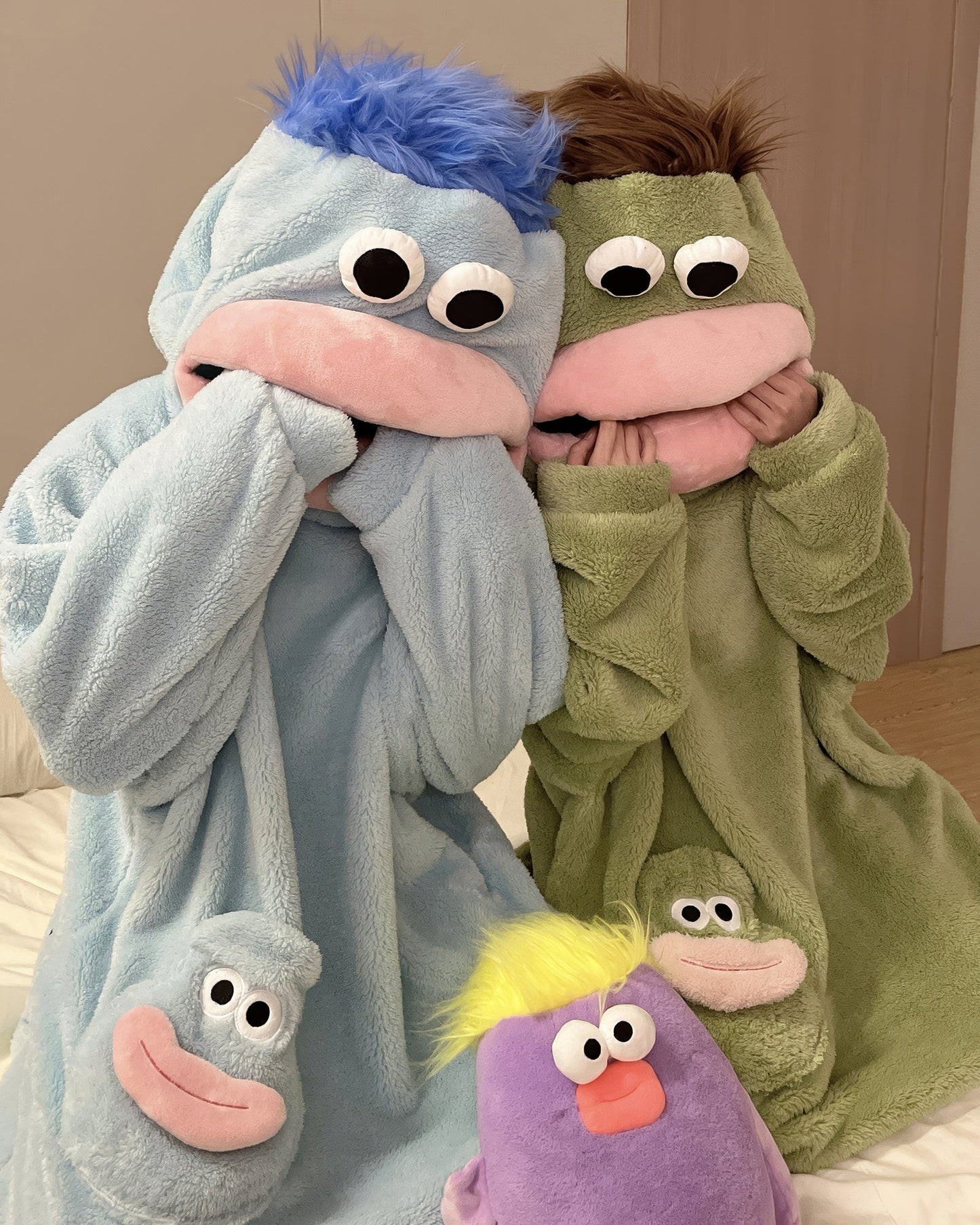 Big Mouth Monster Fleece Onesie Pajama