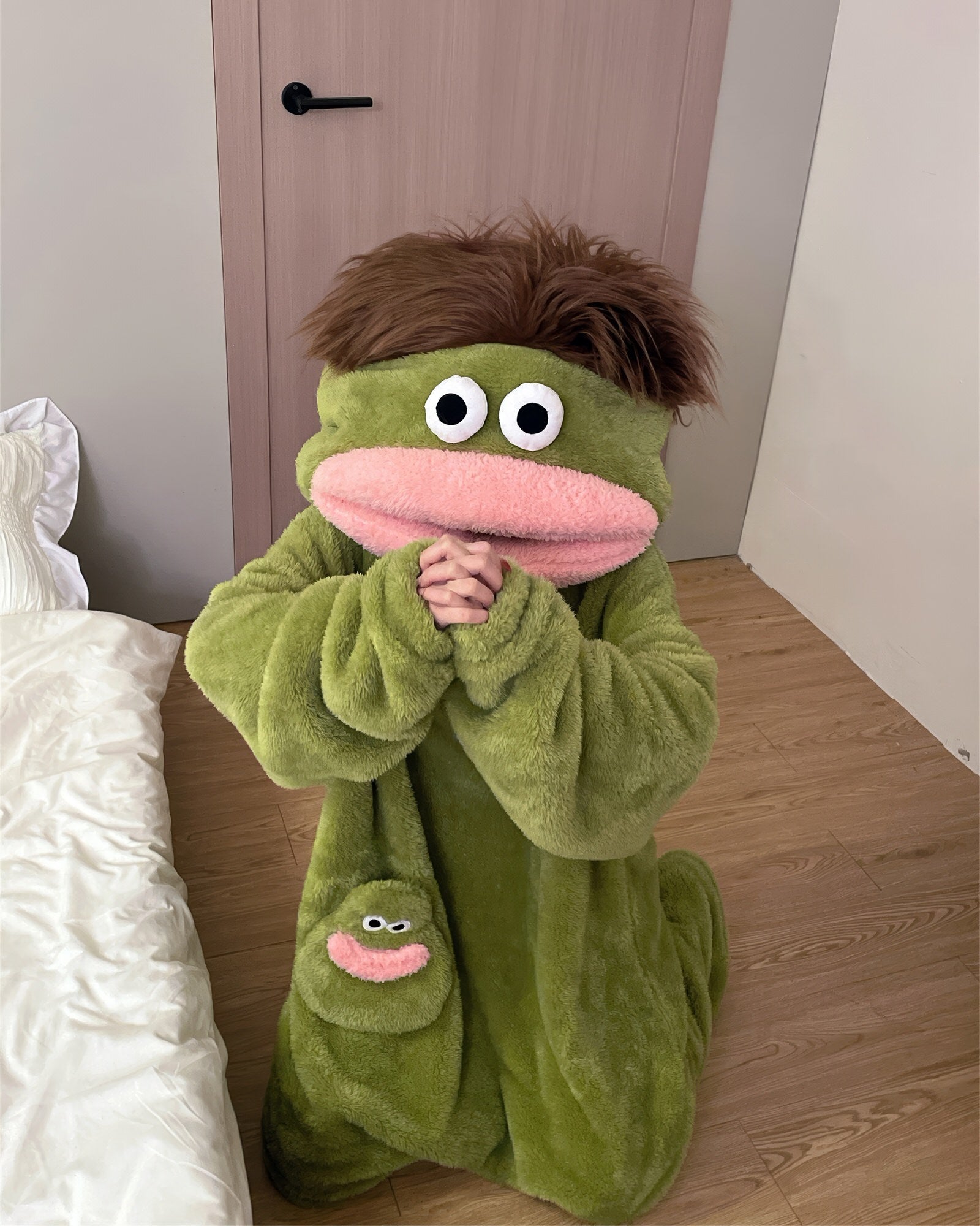 Big Mouth Monster Fleece Onesie Pajama