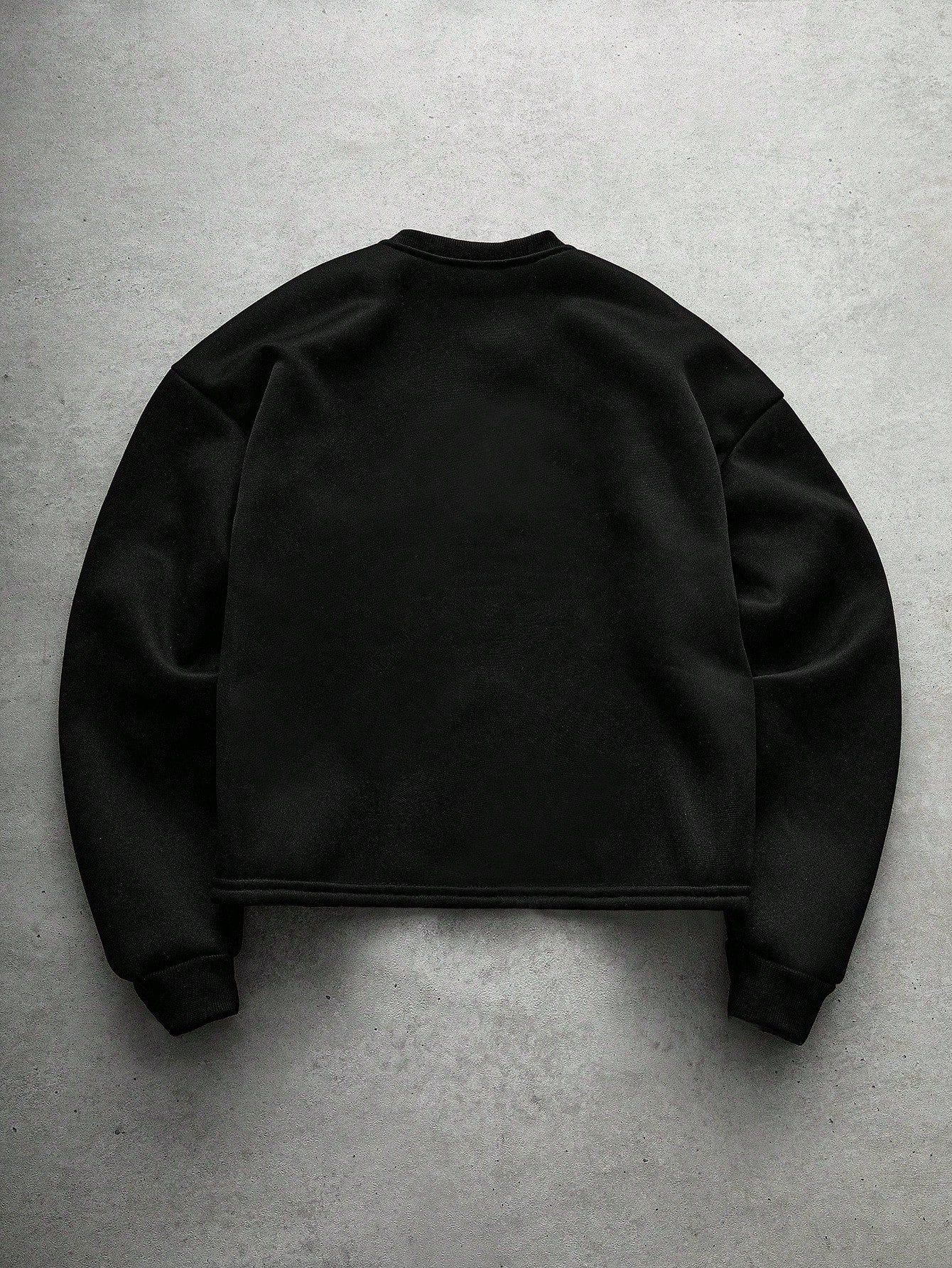 Cropped 3D Embroidery & Camouflage Men's Streetwear