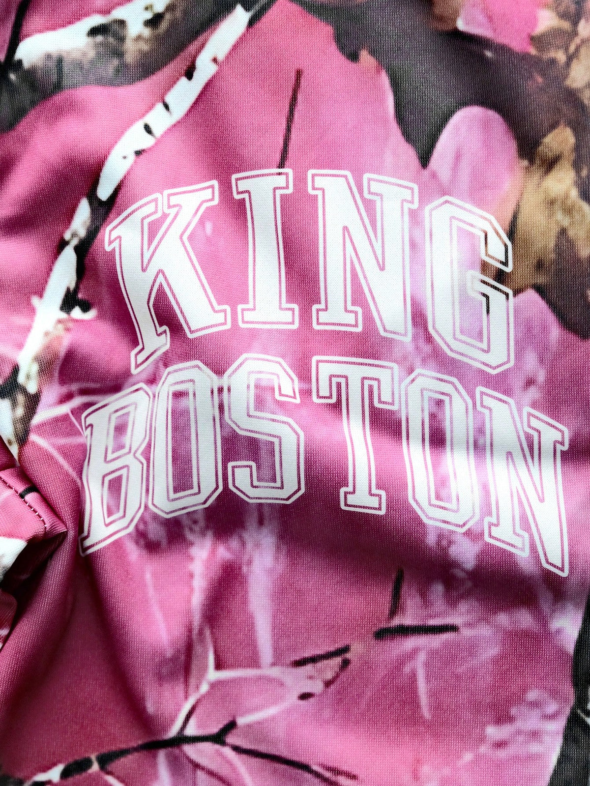Pink Camo Tree Branch Mens Tracksuit Set