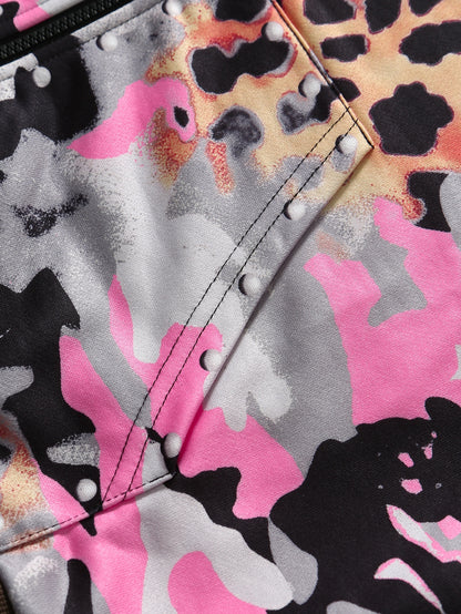Pink Leopard Camo Zip Hoodie
