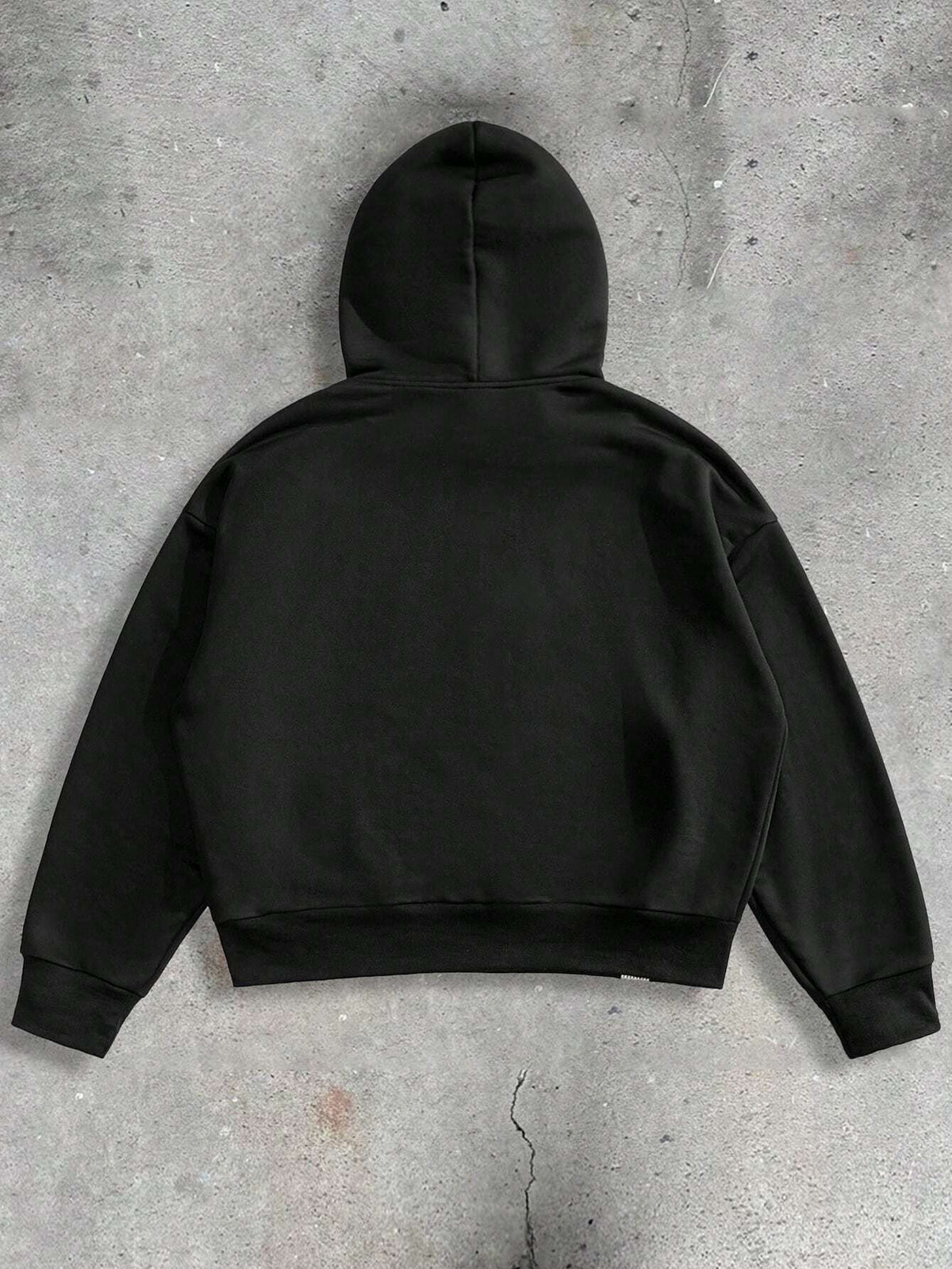 Please God Jesus Black Y2K Hoodie