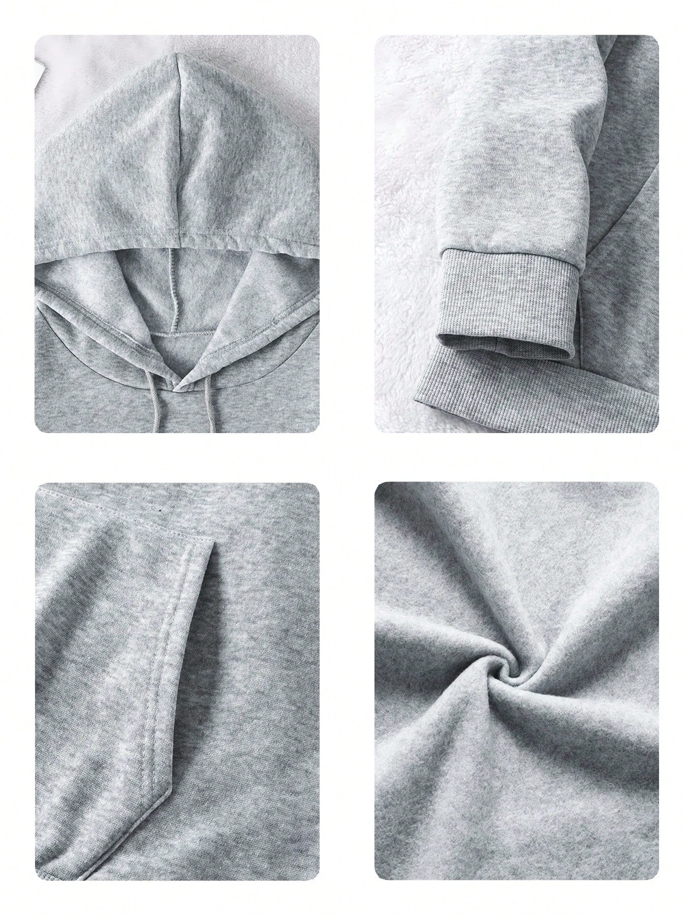 Women’s Patchwork Graphic Hoodie Fall & Winter Essential Sweatshirt