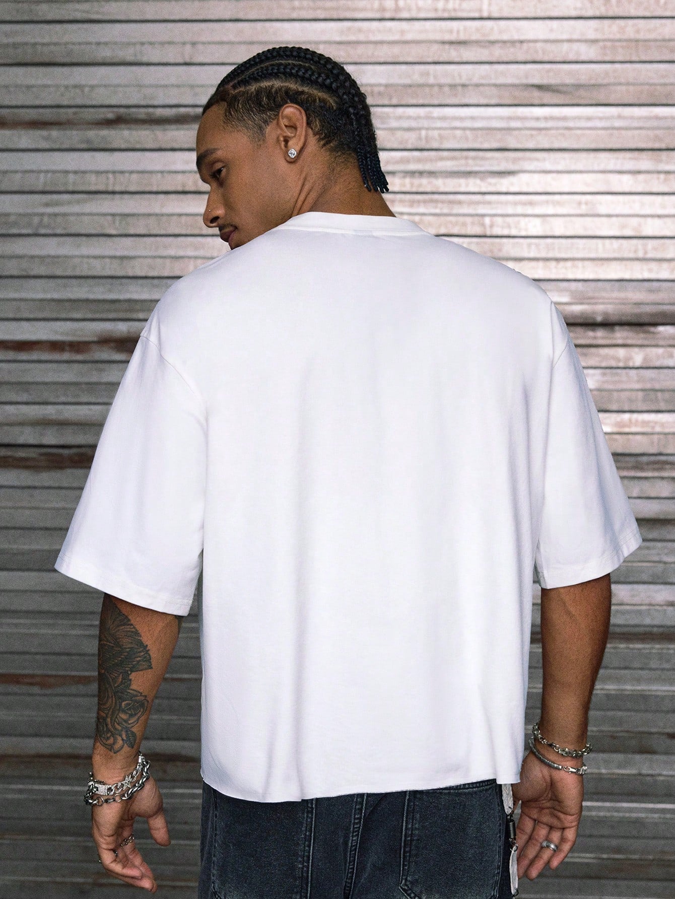 Printed Loose Fit Mens Streetwear T-Shirt