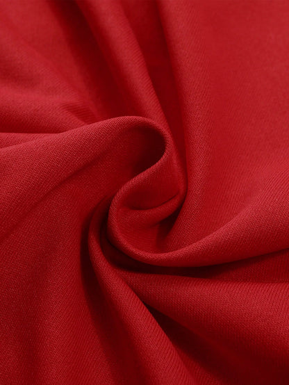 Red Rich Soon Flame Sleeve Full Zip Hoodie