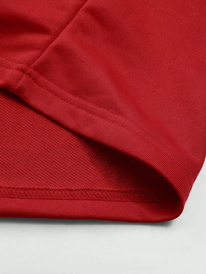 Red Rich Soon Flame Sleeve Full Zip Hoodie