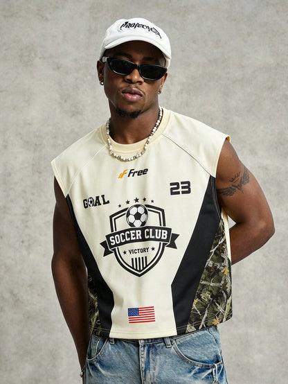 Roghcode Camo Racing Tank Top