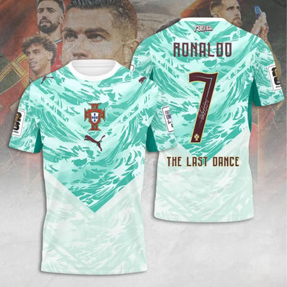 Ronaldo 7 Portugal The Last Dance Mint Shirt