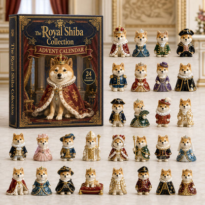 CHRISMAST KICKOFF 40% OFF - Royal Shiba Kingdom Advent Calendar 2026 - 24-Day Festive Countdown, Acrylic Charms Blind Box - Gift For Dog Lovers AC0TH135