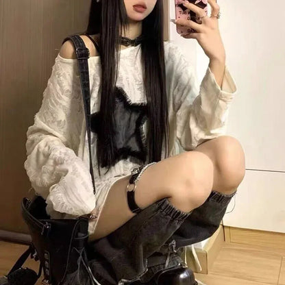 Y2K Star Grunge Sweater